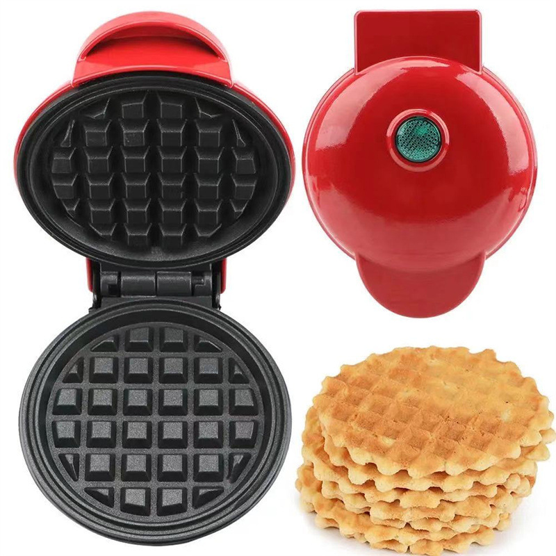 JIHUAN Mini Household Breakfas - Mini Waffle Maker Machine review and price