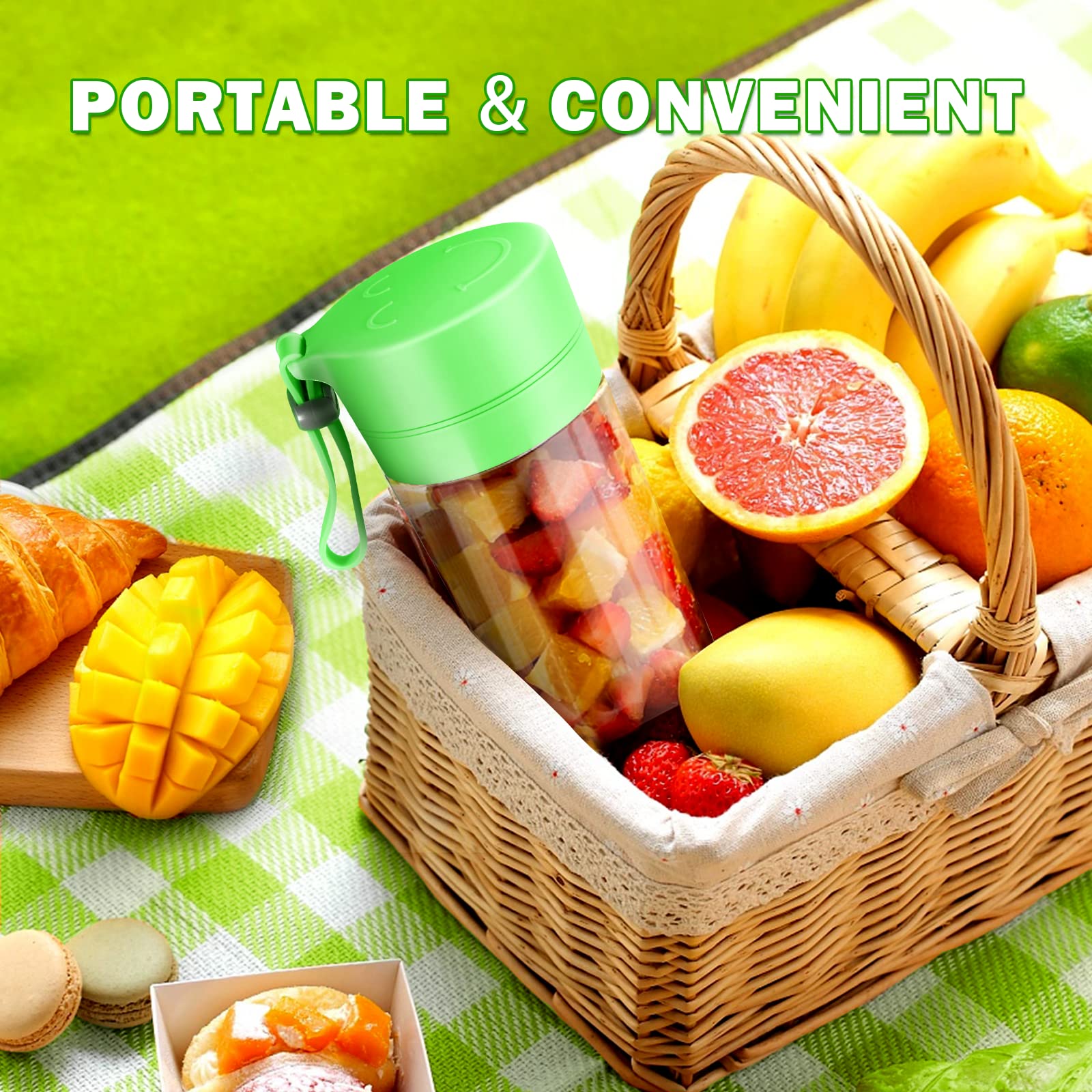 Portable Mini Electric Juicer  - Portable Blender Usb Rechargeable review and price