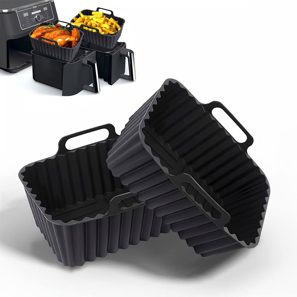 2Pcs Air Fryer Silicone Pot Ai - Air Fryer Silicone Pot Liner review and price