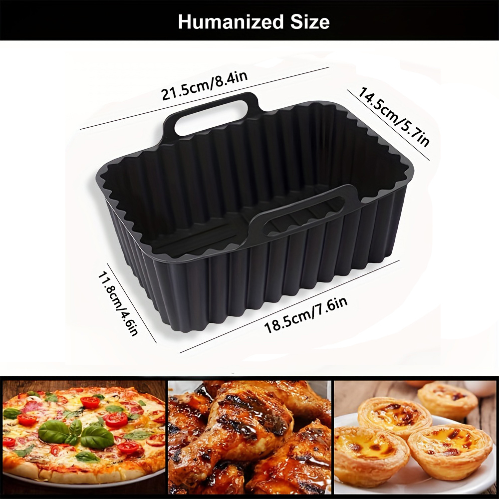 2Pcs Air Fryer Silicone Pot Ai - Air Fryer Silicone Pot Liner review and price