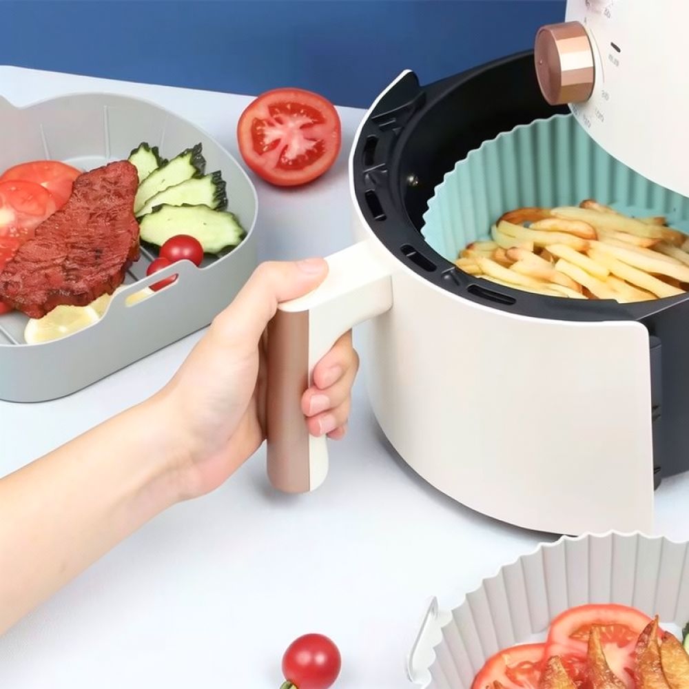 Reusable Square Silicone Liner - Air Fryer Silicone Pot Liner review and price