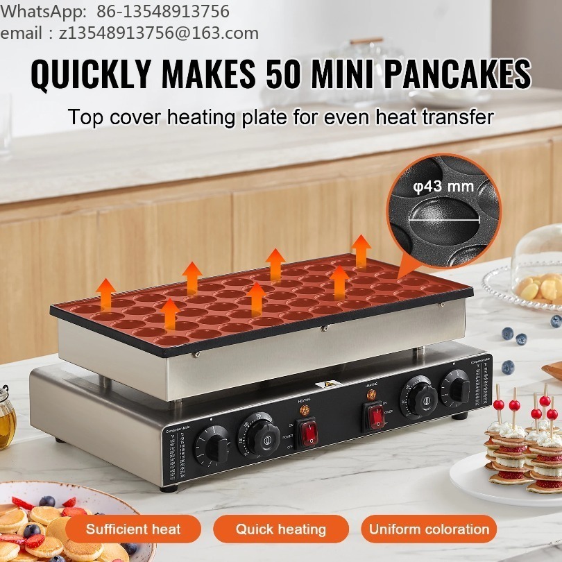 50 Holes Non-stick Mini Dutch  - Mini Waffle Maker Machine review and price