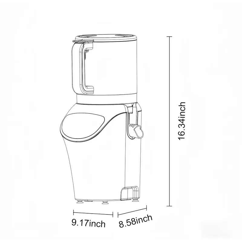 6.3 Inch Electric Slow Juicer  - Electric Slow Juicer Cold Press review and price